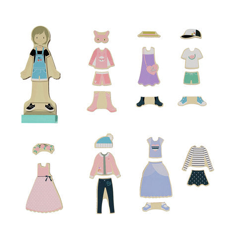 Magnetic dress-up